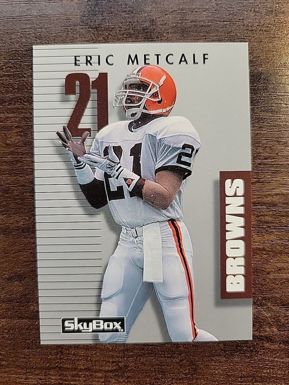 Eric Metcalf 1992 Skybox Primetime #350 - Cleveland Browns- NFL - Fresh Pull